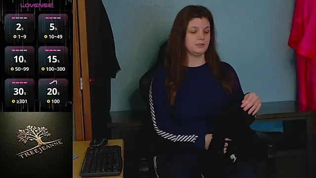 Chat +18 de TreeJeanne ao vivo