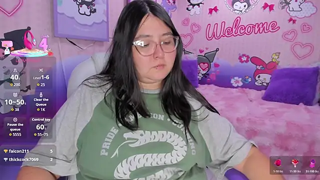 Dulce_meow élő XXX-chatje