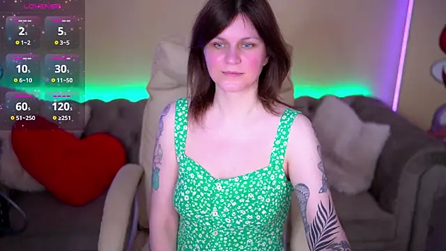 Show modela TinaMelt na web-kameri