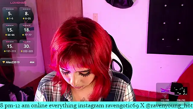 Živý XXX chat Raven_gotic69