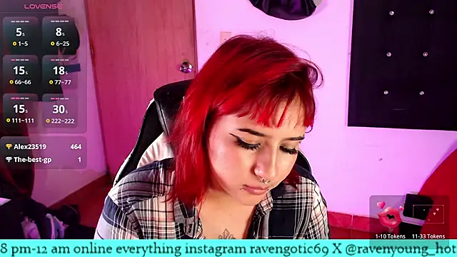 Czat XXX na żywo – Raven_gotic69