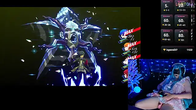 Show modela StarshineMoonspark na web-kameri