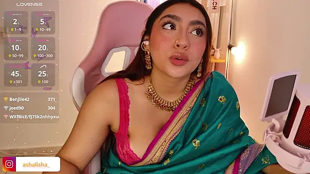 ashalisha élő XXX-chatje