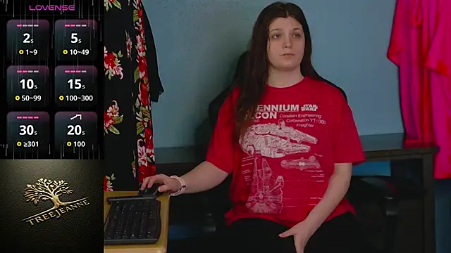 XXX chat uživo modela TreeJeanne