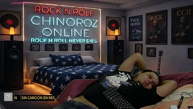 chino_roz: διαδικτυακό σόου στην κάμερα