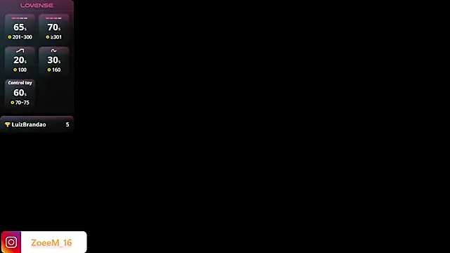 Zoe1_2's Live XXX Chat