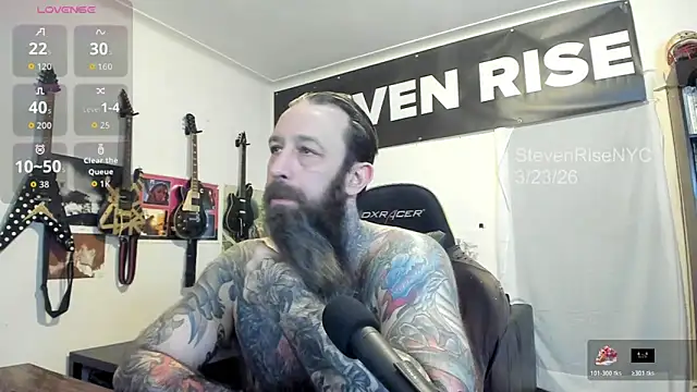 StevenRiseNYC: διαδικτυακό σόου στην κάμερα