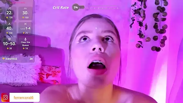 Chat +18 de Coral_ferrer ao vivo