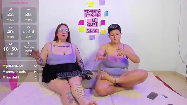 Chat XXX en directo de MiaYMolly