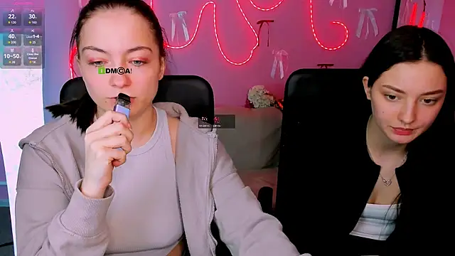 Show de miki-niki na webcam