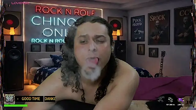 chino_roz: διαδικτυακό σόου στην κάμερα