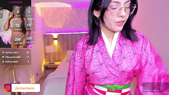 Chat +18 de Jin-harrison ao vivo