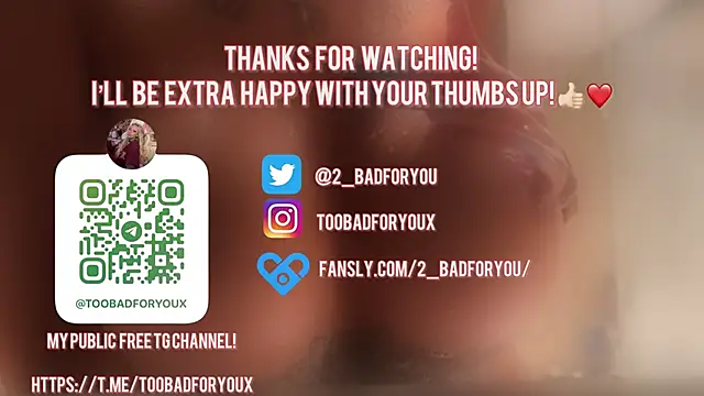 2badforyou's Live XXX Chat
