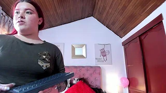 Show de CelessteRedds na webcam