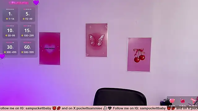 Chat +18 de Sampuckettbaby ao vivo