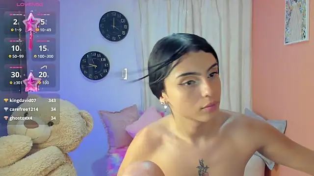 Show de NAOMI_SHAW na webcam