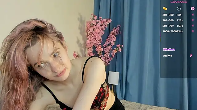 Show de PeachMirth na webcam