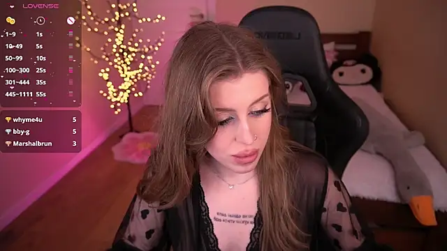 OnlyPenny élő XXX-chatje