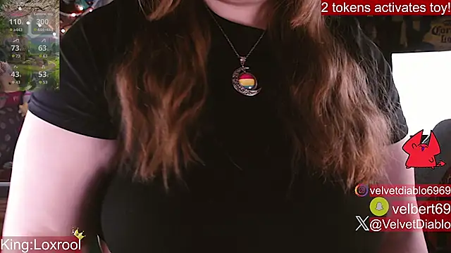 VelvetDiablo 라이브 XXX 채 팅