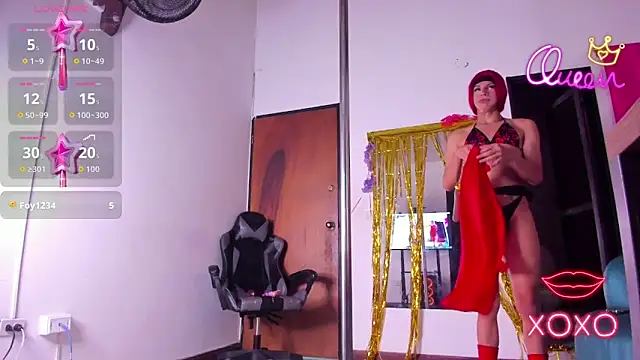 Show de Melody-Joness na webcam