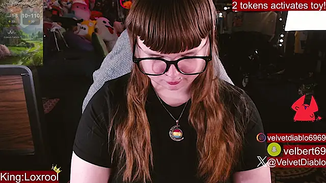 Chat +18 de VelvetDiablo ao vivo