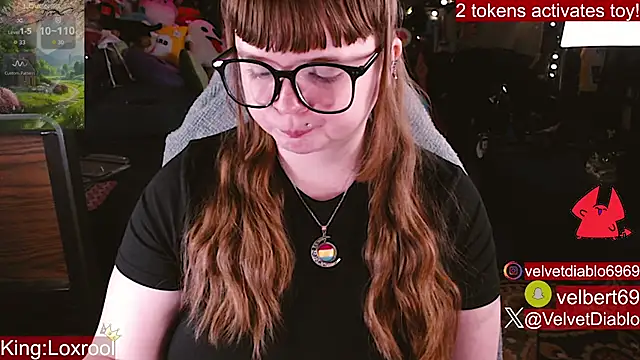 Pokazy przed kamerką – VelvetDiablo