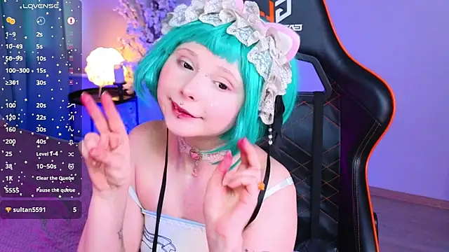 Show de usagi_sasagi na webcam