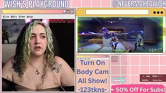 nevermakeawish 라이브 XXX 채팅