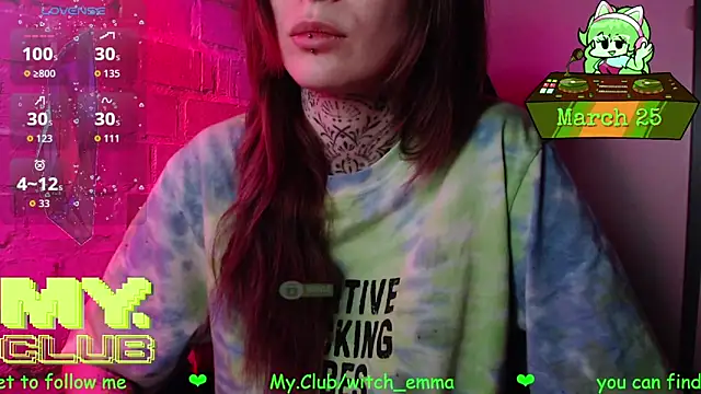 Chat XXX en directo de Witch_Emma