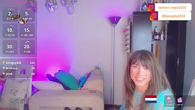 Chatroom XXX en direct de samara_veguz222