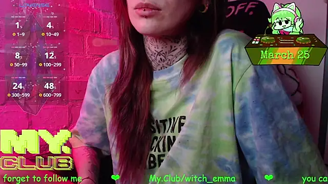 Witch_Emma Adlı Modelin Canlı XXX Sohbeti