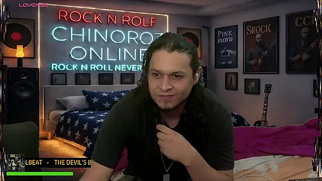 chino_roz: διαδικτυακό σόου στην κάμερα