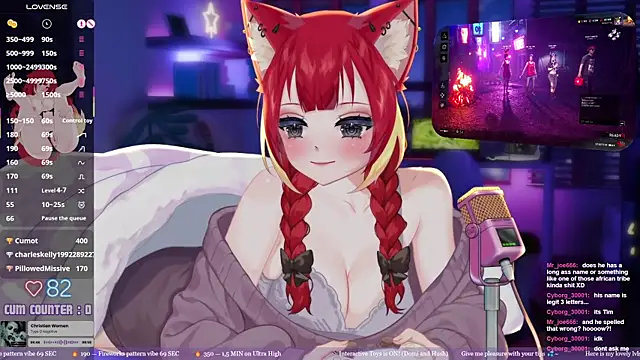 แชท XXX สดของ LewdFoxy_VT