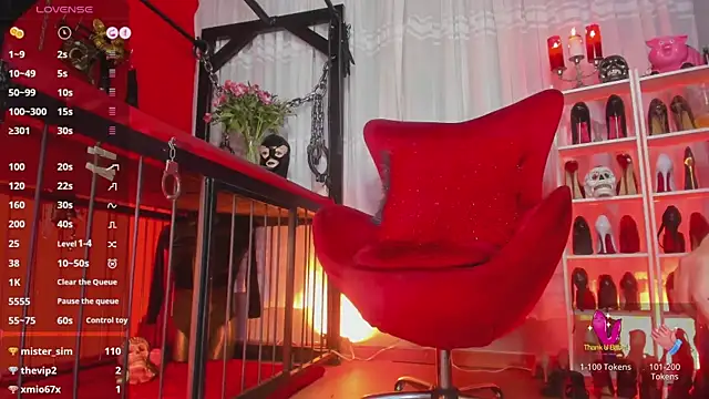 XXX chat uživo modela MistressAndre