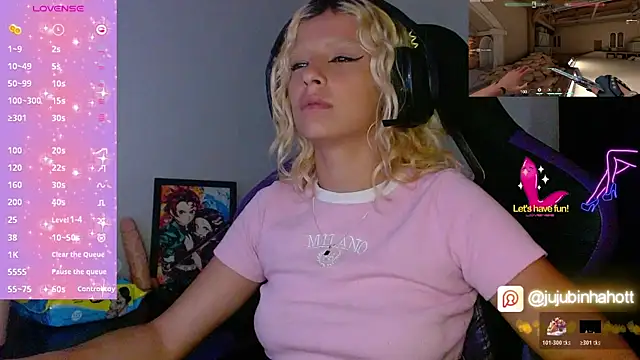 Show de webcam de jujubinhahot