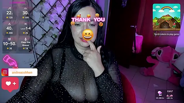andrea-cohen élő XXX-chatje