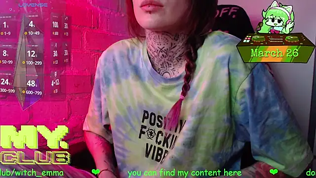 Witch_Emma Adlı Modelin Canlı XXX Sohbeti