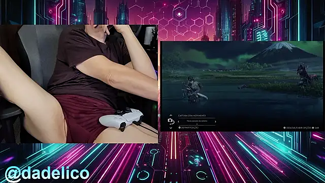 Show de DadelicoPrime na webcam