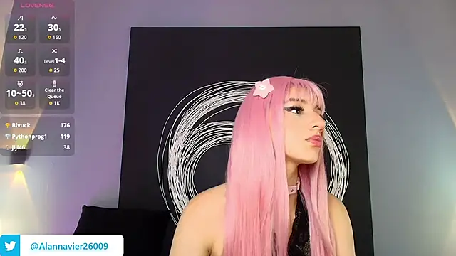 Chat +18 de AlannaViera ao vivo