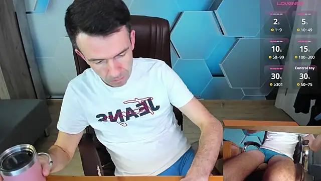 Show de SteveTiger na webcam