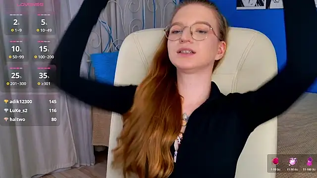 Chat +18 de VioletShine ao vivo