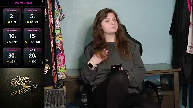 TreeJeanne Chat XXX in diretta