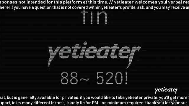 แชท XXX สดของ yetieater