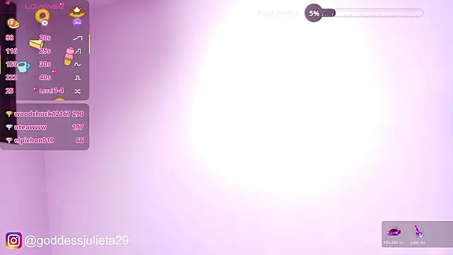 Czat XXX na żywo – goddess_julieta