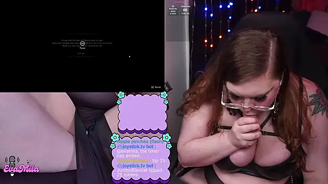 evamila élő XXX-chatje