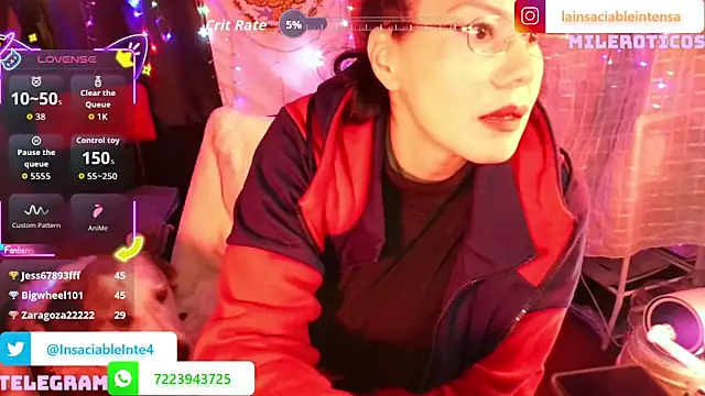 LaInsaciableIntensa's Live XXX Chat