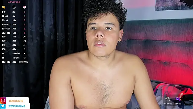 michael_iron: διαδικτυακό σόου στην κάμερα