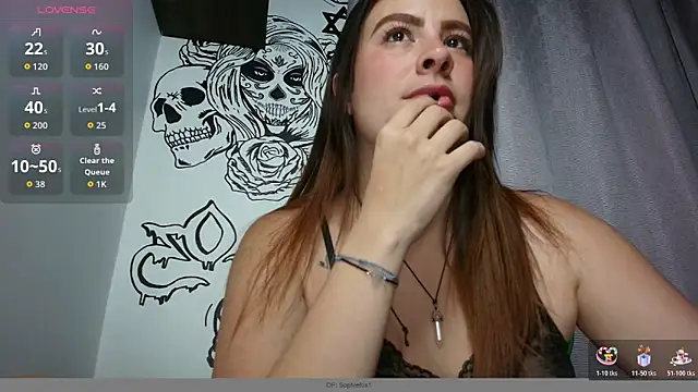 Chat +18 de ImSophieFox ao vivo