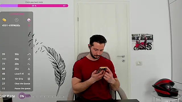 ZackFraserのライブXXXチャット