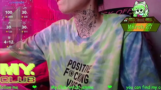 Witch_Emma Adlı Modelin Canlı XXX Sohbeti